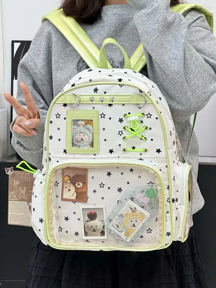 Kawaii Starry Harajuku Pastel Ita Backpack