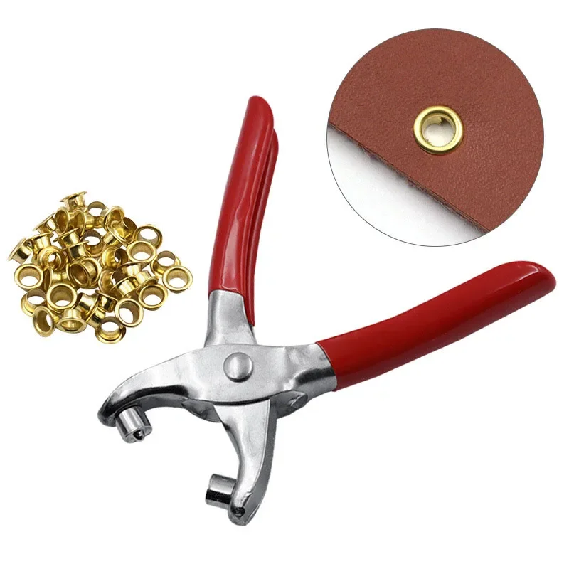 

1PC Eyelet Grommet Pliers Rivets Hole 1/4inch Steel Fabric Canvas Setter Repairing Kit Business Industrial Light Equipment