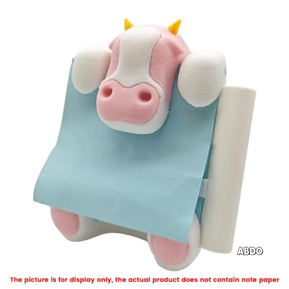 

Cow Sticky Note Holder Pops Up Note Dispenser With Pen Holder, Note Dispenser For Desk Home Office Accessories