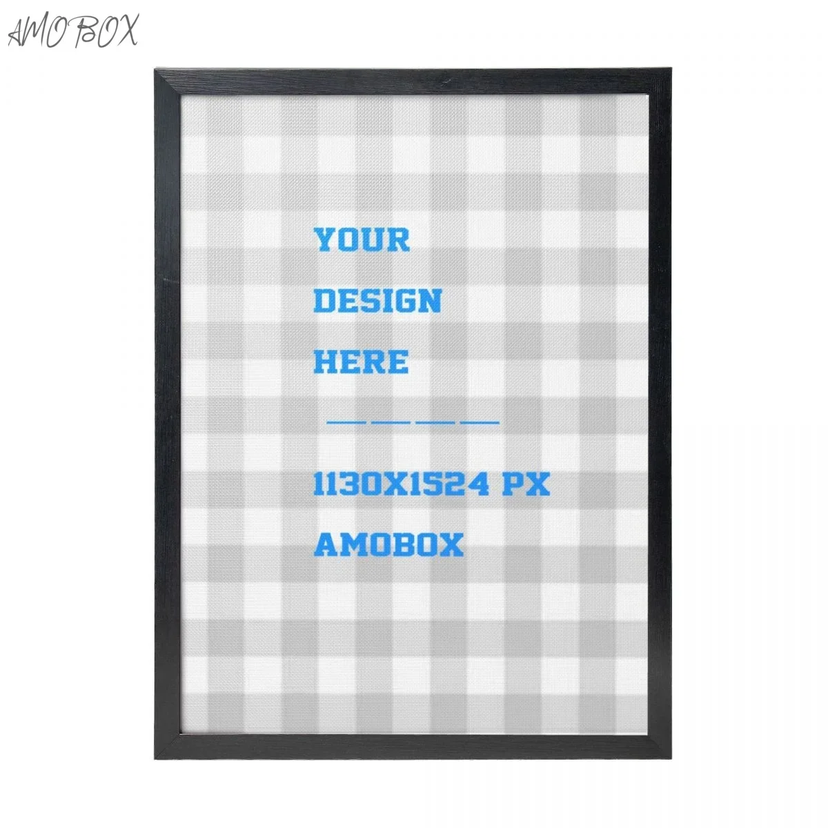 AMOBOX-Customized Black Frame Decorative Painting, Personalized Wall Art for Wall, Bedroom Decor, 12 in x 16 in