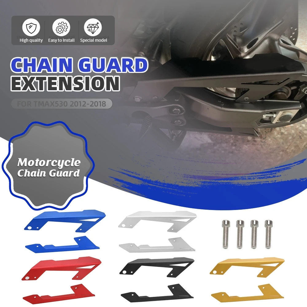 

Motorcycle Accessories Chain Belt Guard Cover Protector For YAMAHA TMAX530 2012-2018 2013 2014 2015 2016 2017 TMAX-530