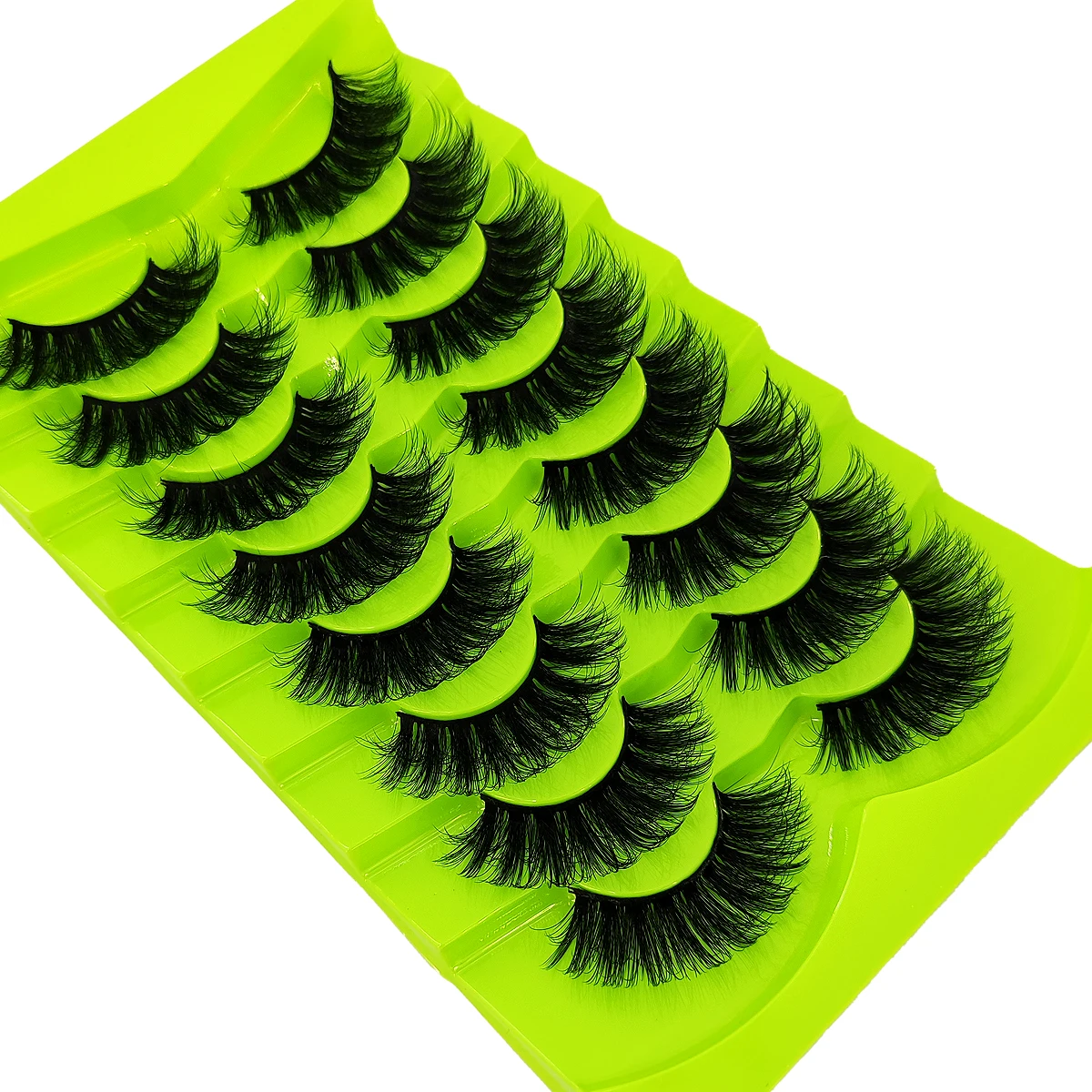 Neue 5/7/8/9 Paar 3D Faux Nerz Wimpern Flauschige Weiche Volle Dicke Wispy Natürliche lange Falsche Wimpern Lockige Wimpern Großhandel Wimpern