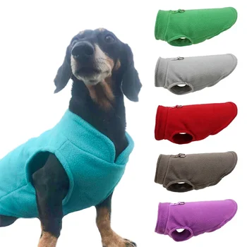 Warm Fleece Dog Vest 1