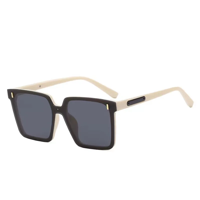 Neue Luxus-Sonnenbrille mit schwarzem Rahmen für Damen, Senior Sense Sonnenschutz-Sonnenbrille für Herren, Reisen, UV-Schutz, Spiegel