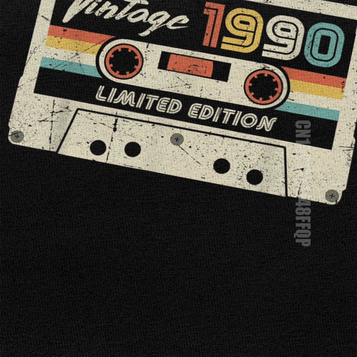 Classic Vintage Made In 1990 T Shirt Men 30th Birthday Gift Retro Cassette Tshirt Cotton Tee Shirt Anniversary Tops For Husband