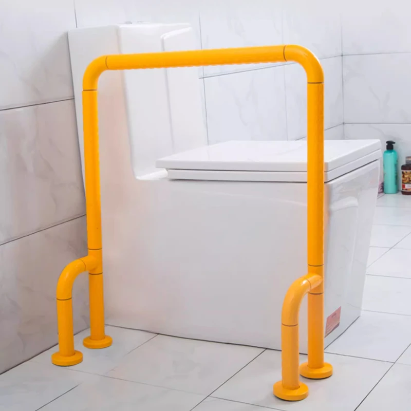 Toilet Handrail Luminous Ring Non-slip Shower Rails Grab Bars Bathroom Safety Accessories Stainless Steel Barrier Free Handles