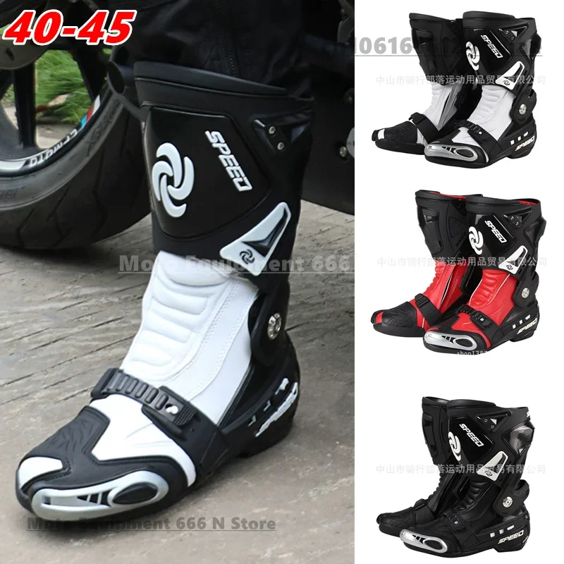 

Мотоциклетные ботинки для мужчин, мотоциклетная защитная обувь для защиты от столкновений, ботильоны, короткие ботинки для верховой езды, женская обувь для гонок по бездорожью