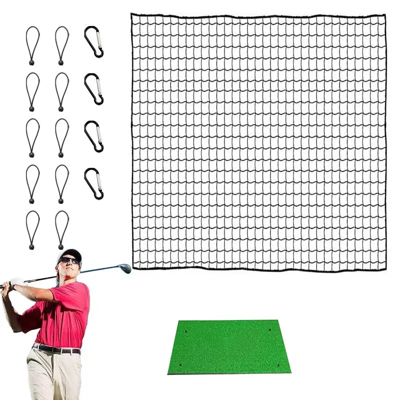 Golf Training Net For Backyard Golf Net For Training Long-Lasting Effective Ball Blocking Golf Practice Net Ensures Durability &