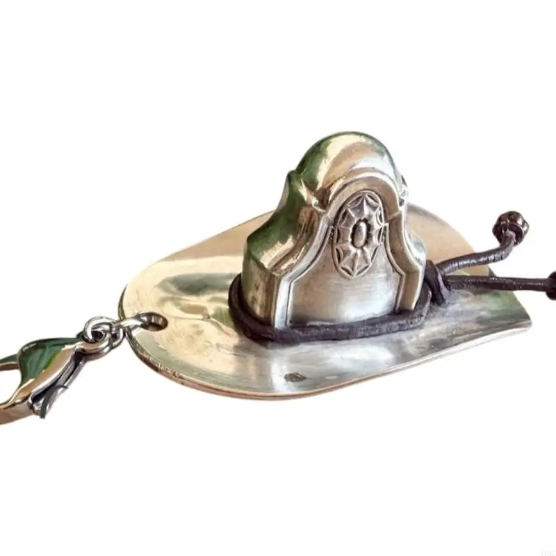 Multipurpose Crafting Pendant Cowboy Hat Jewelry Component for Necklace