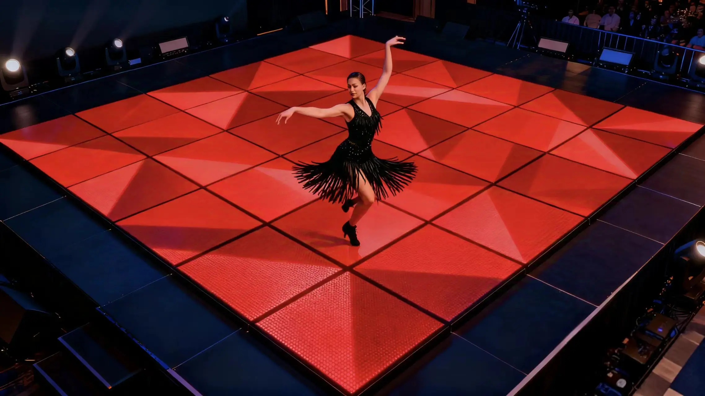Interactive LED Dance Floor Panels Stage Rental Display P3.91 P4.81 P5.2 P6.25 LED Floor Tile Screen
