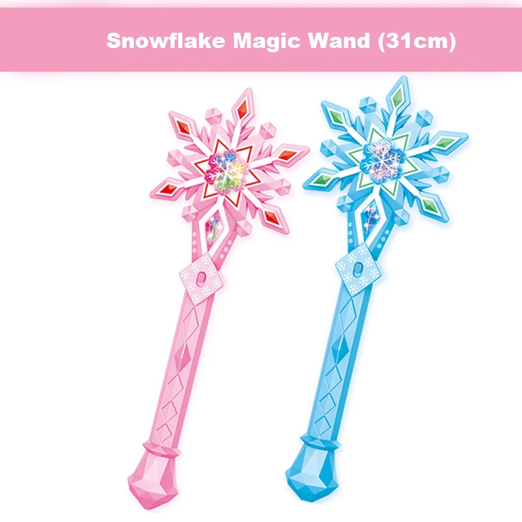 1 Pcs Glowing Girl Fairy Magic Wand Children\'s Girl Role Play Fairy Wand Flashing Music Wand Halloween Princess Party Props