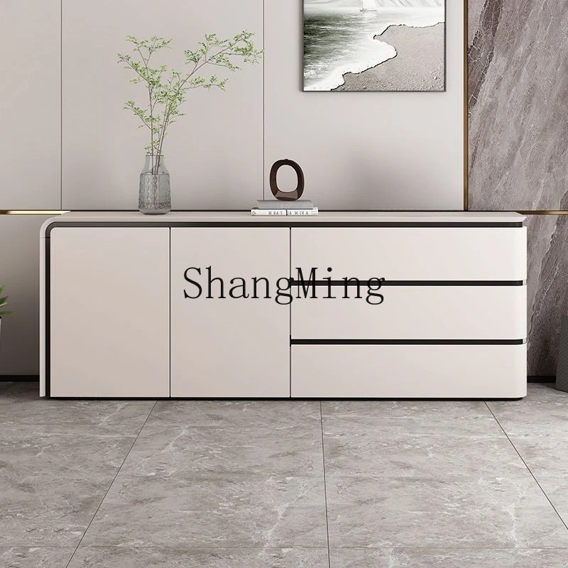 

Интегрированный шкаф для хранения ZYY для гостиной и столовой, современный, компактный, с большой вместимостью, устанавливаемый у стены.