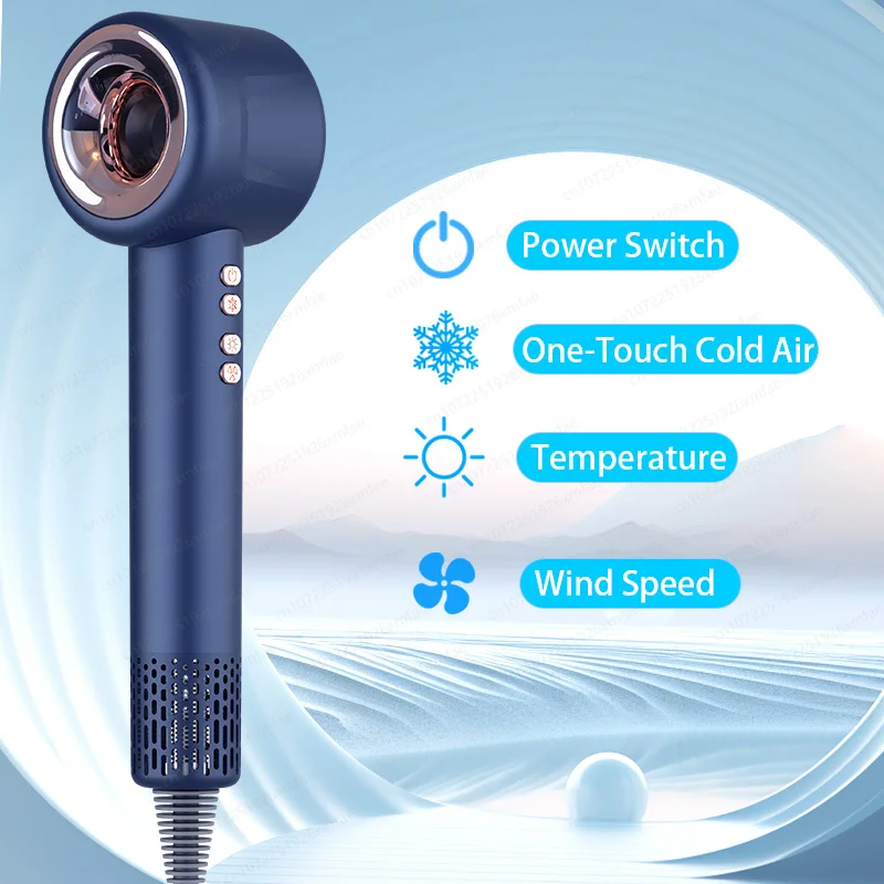 Professional Hair Dryer 110V/240V Negative Ionic Hair Dryer  Blow Dryer Leafless Hairdryer Home Appliance