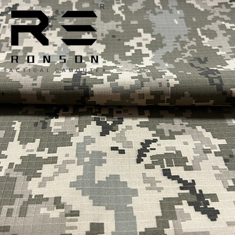 Tela camuflaje militar algodón-poliéster – Transpirable para equipamiento táctico - imagen 2