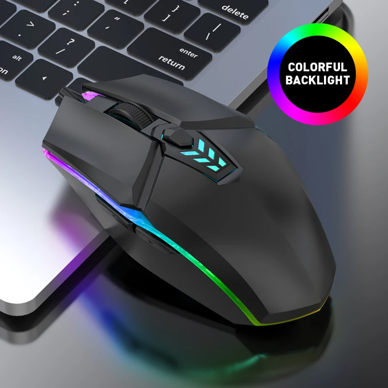 USB Wired Gaming Mouse 1600 DPI 6 Buttons Silent Mause Backlit Professional Gamer Mice Ergonomic Computer Mouse for PC Laptop