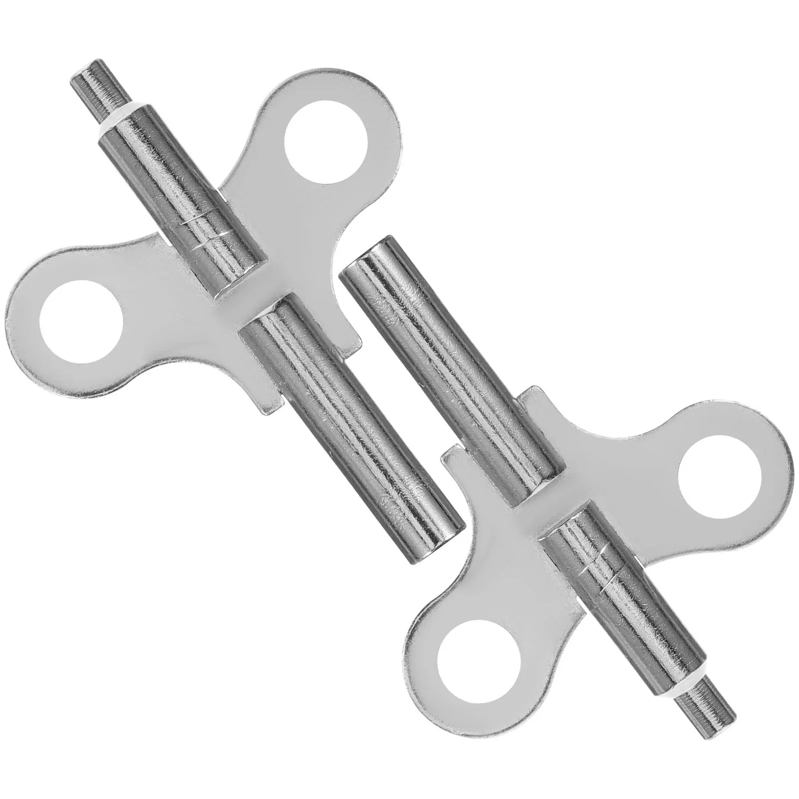 

2Pcs Steel Clock Repair Keys Robust Wind Up Key for Wall Clocks Smooth Insertion Wear Resistant Clock Maintenance Tool