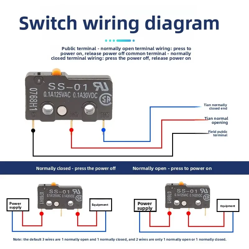 Original Limit Micro Switch SS-5 SS-5GL SS-5GL2 SS-5GL13 SS-5-F SS-5GL-F SS-10 SS-01 GL GL2 GL13 SS-5GL111 Small Micro Switch