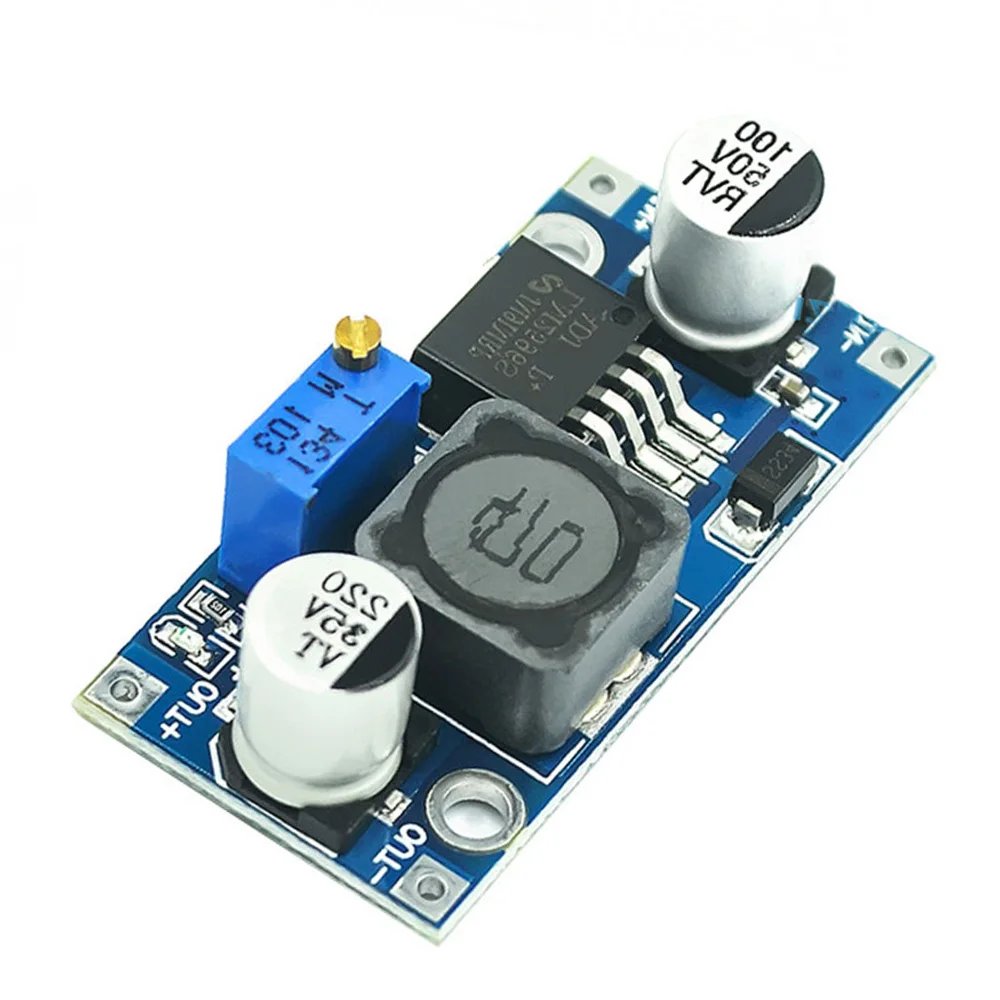 Moduł obniżający konwerter zasilania LM2596S DC-DC 1.5V-35V regulowany obniżanie mocy moduł zasilający 3.3V/5V/12V/24V