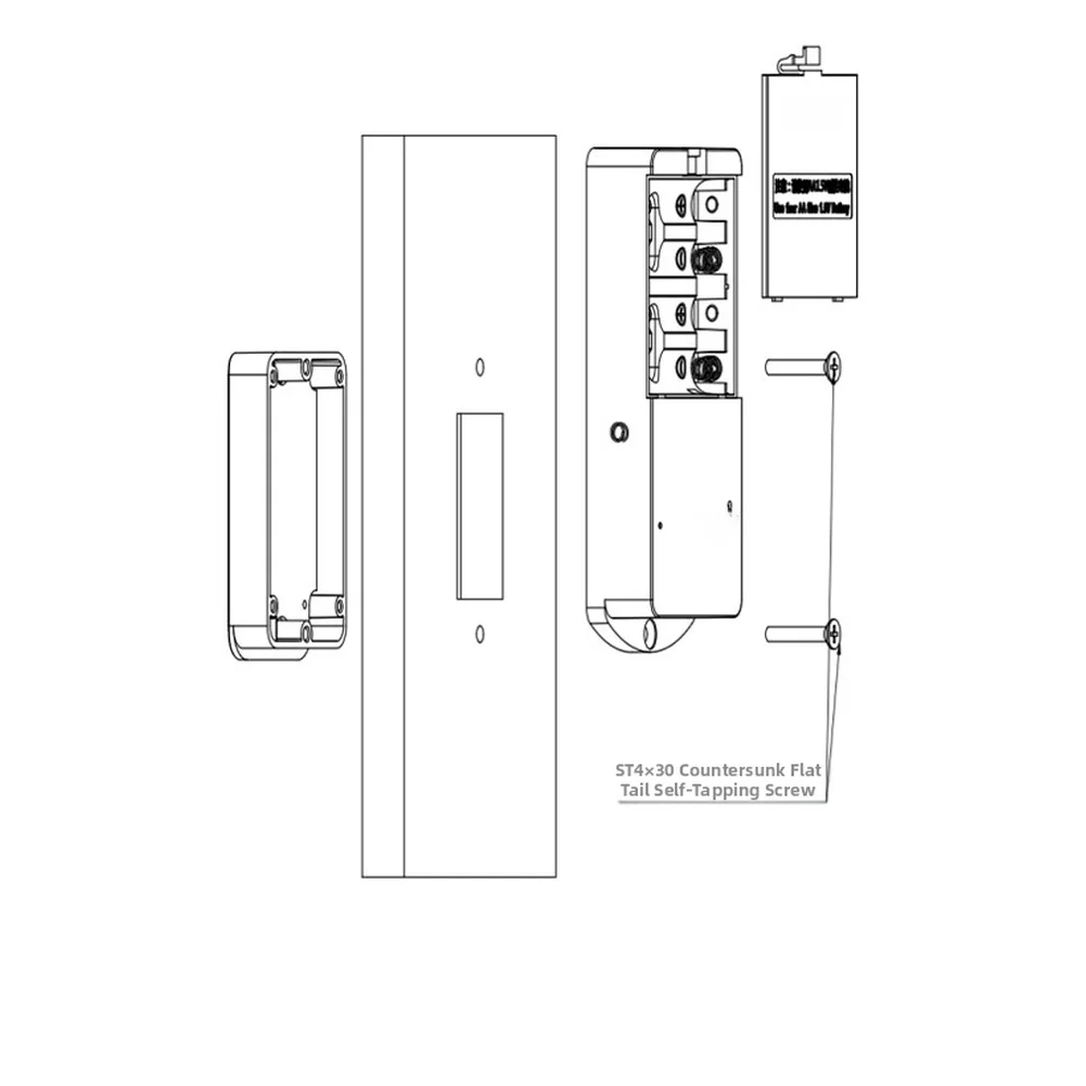 Digital Keypad Entry Lock for Lockers Cabinets Drawers in Gym Office School Settings with USB Backup and Battery Level