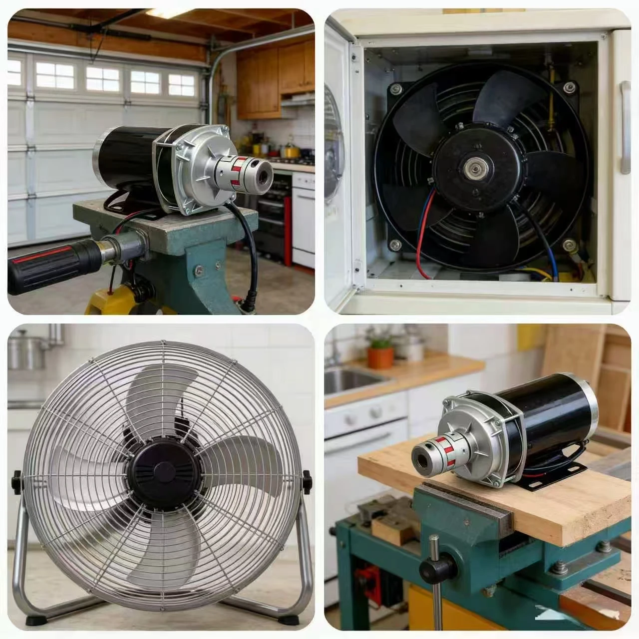 Low Noise 500W 800W Permanent Magnet Brushed Asynchronous Electric Motor 500RPM 24V 48V DC Motor Household Generator Accessories