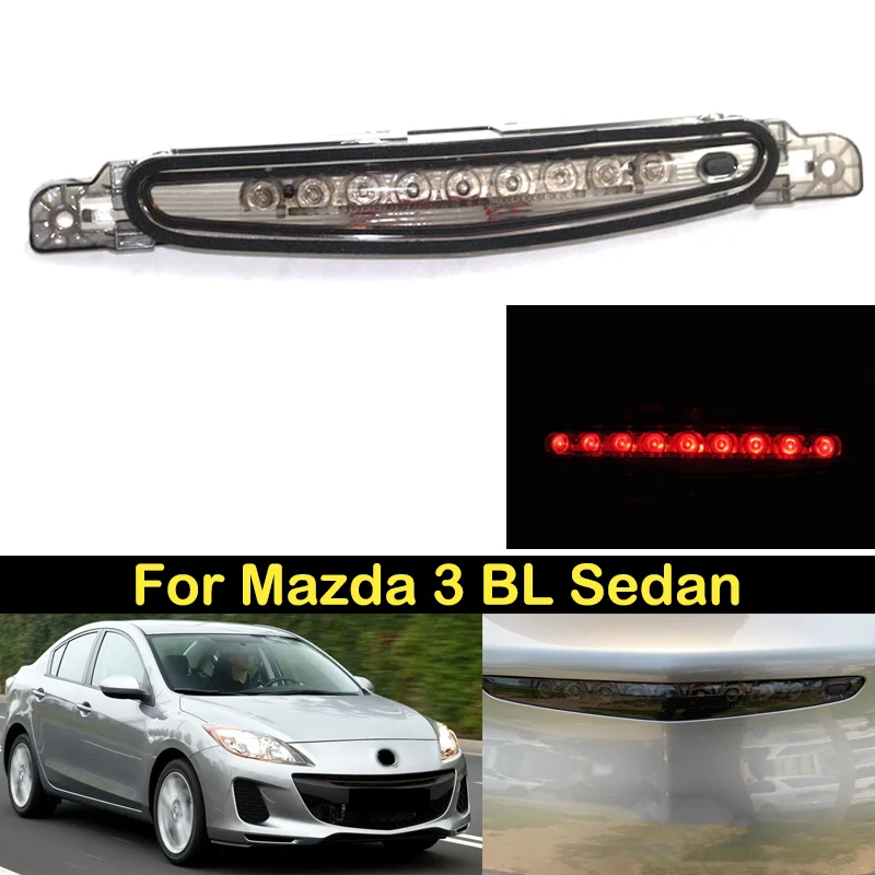 

DECHO LED For Mazda 3 BL Sedan 2009 2010 11 12 2013 Third High Mount Additional Brake Rear Stop Tail Light Lamp Warning light