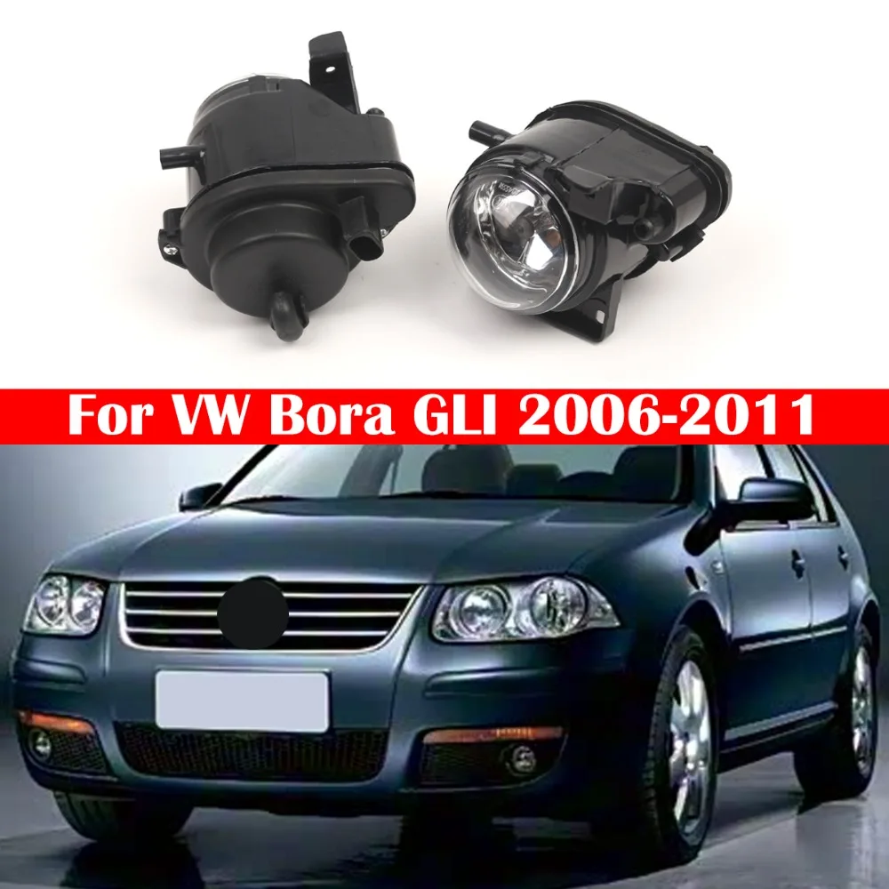 

Для VW Bora 2006, 2007, 2008, 2009, 2010, 2011, передний бампер автомобиля, противотуманная фара 1JD941699 1JD941700, комплекты фар, противотуманные фары