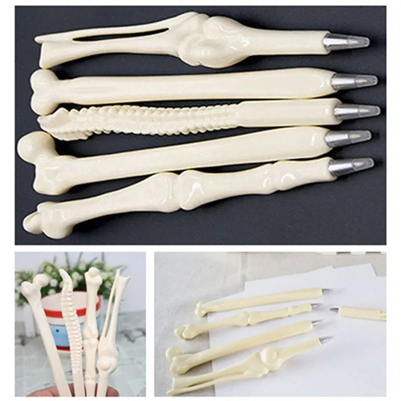 

15Pcs Bone Ball Pen Nurse Radiographer Gift Crazy Stationery Student Kid Prizes