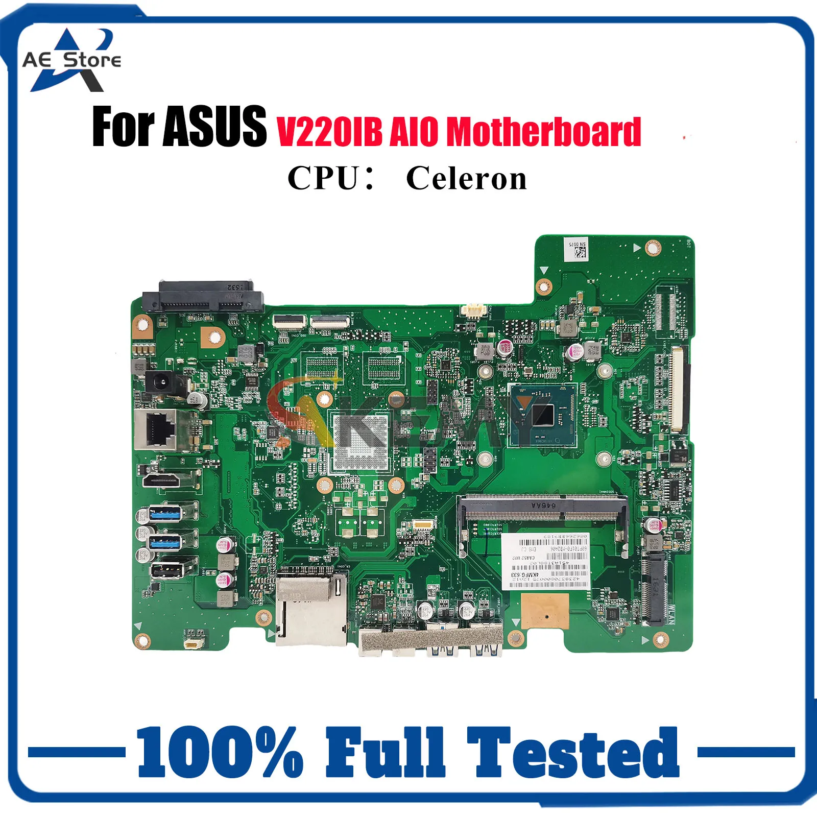 

V220IB Motherboard For ASUS Vivo AiO V220IC V220IB V220IA V220I Mainboard With Celeron CPU 100% tests OK fast shipping stk