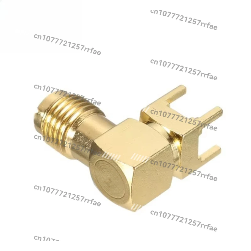 Coaxial Connector SMA Jacking Right Angle SMA Female Connector For PCB Mounting