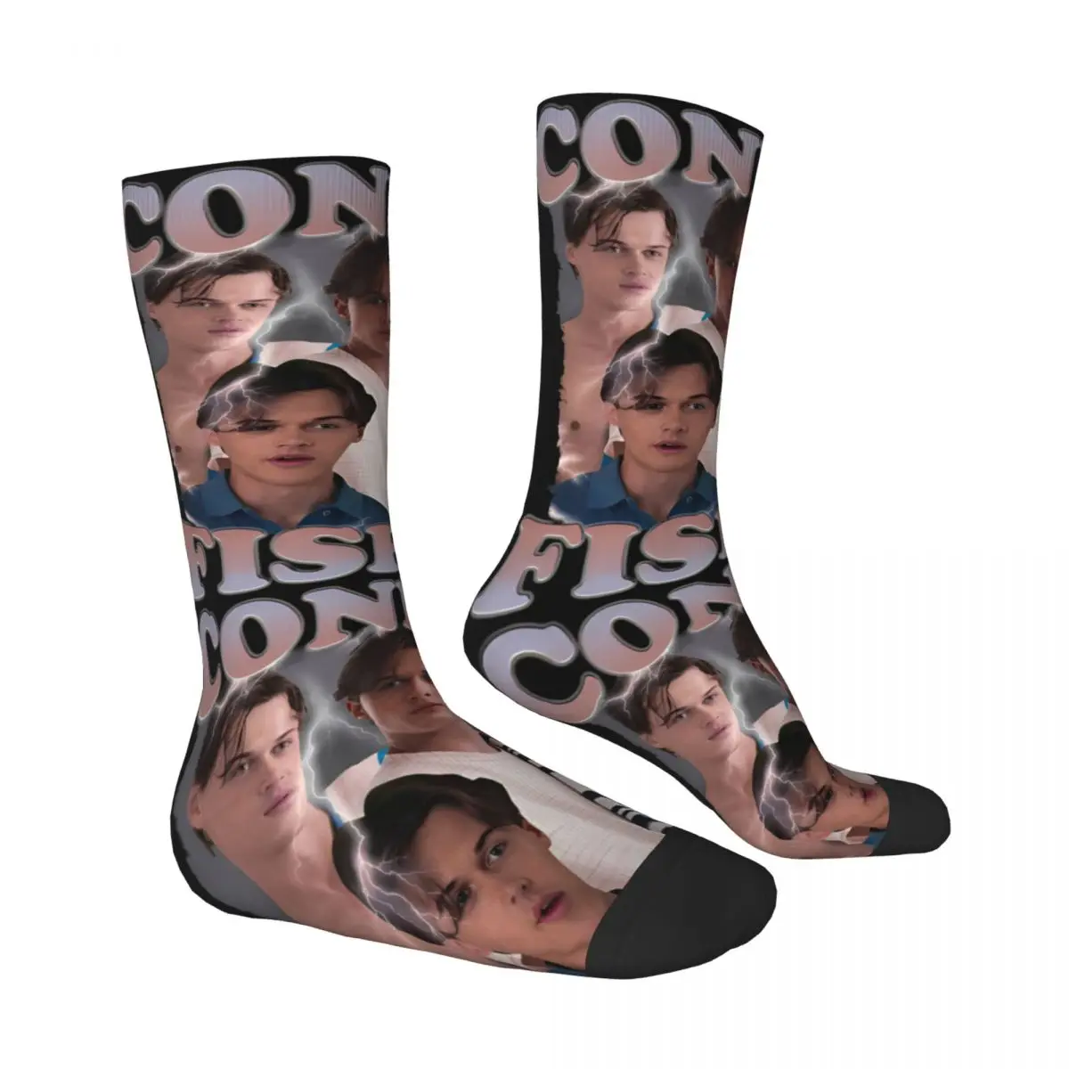 كونراد فيشر جوارب غير شرعية الصيف تحولت جوارب غير رسمية جميلة للجنسين الرجال الدافئة جوارب رياضية لينة الشتاء عدم الانزلاق الجوارب