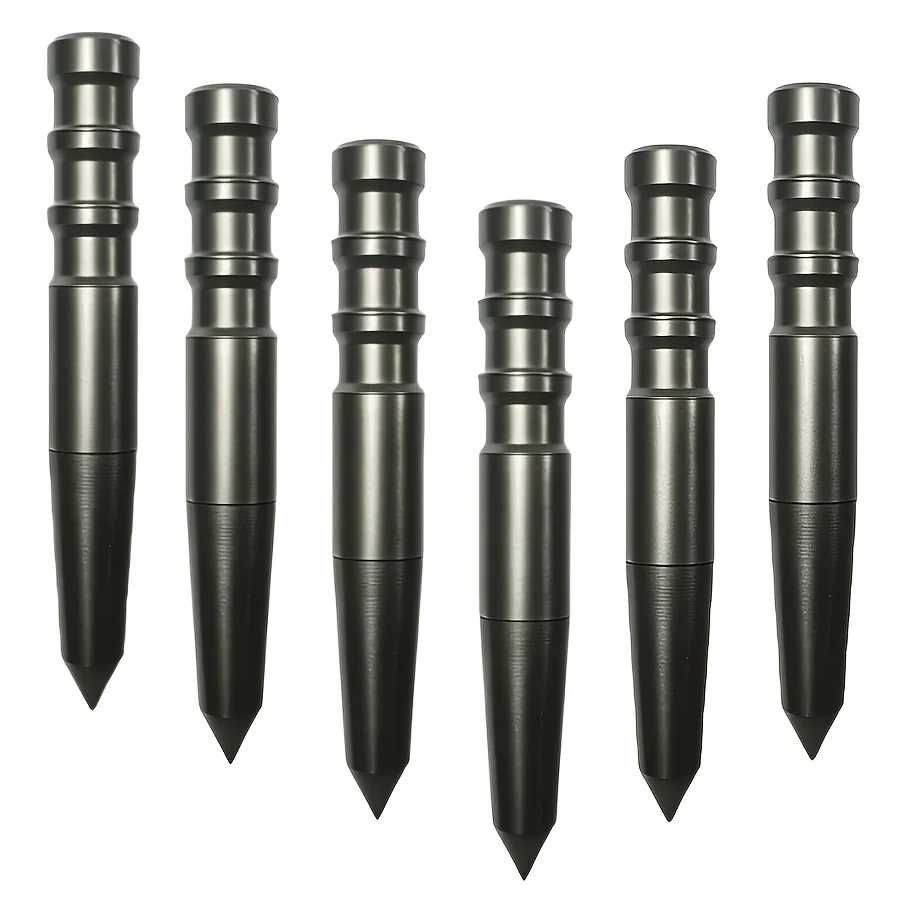 6pcs Portable Punch Locator Multifunctional Durable High Hardness Punch Positioning Punch Hand Tool Manual Center Punch Locator