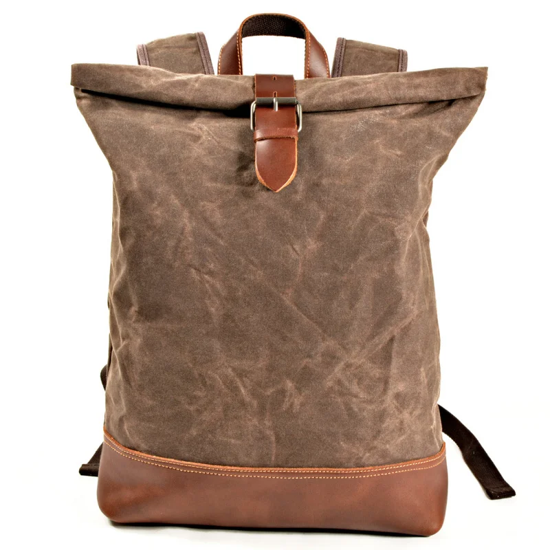 new-business-men's-backpack-expandable-laptop-bag-waterproof-and-anti-theft-outdoor-travel-bag-roll-top-mountaineering-backpa
