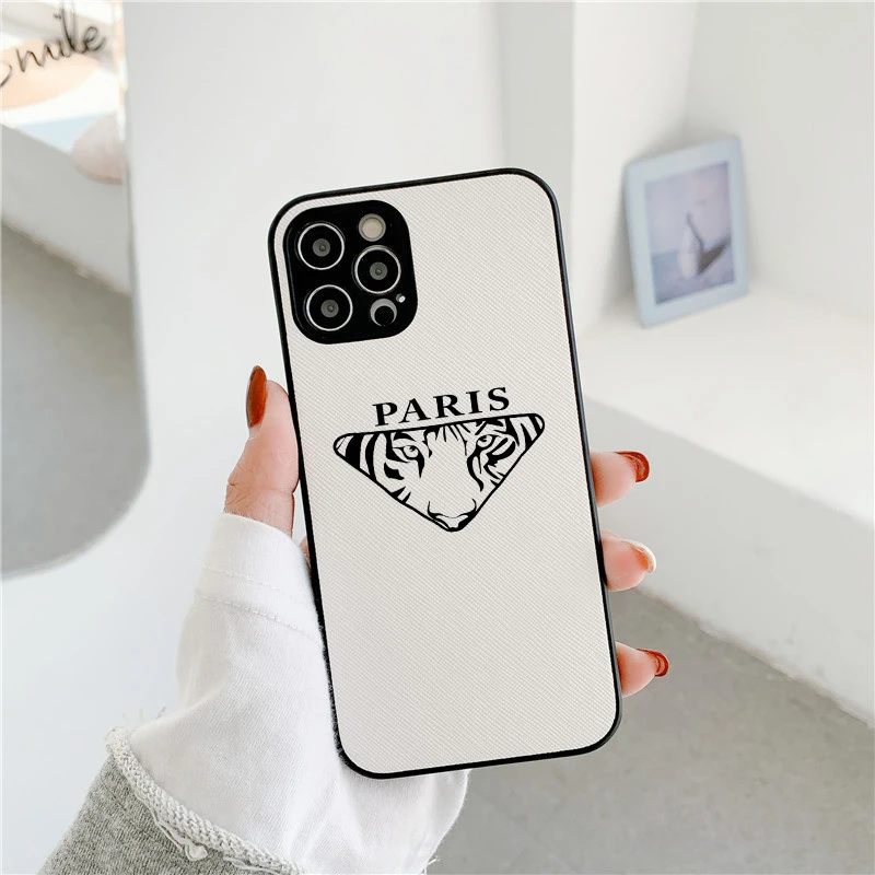 

Cross pattern France Soft Case for iPhone Leather Phone Cover 15 14 13 12 11 Pro Mini 7 8 Se Plus Xr X Max classic tiger funda