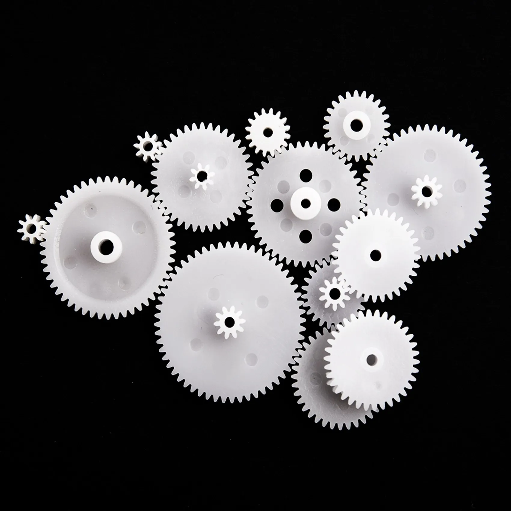 PZHI-Different Styles White Plastic Gear Set 116 Pcs For RC