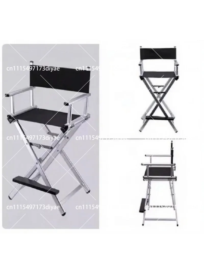 Aluminum Folding Director Chair Outdoor Canvas Beach Leisure Computer Chair