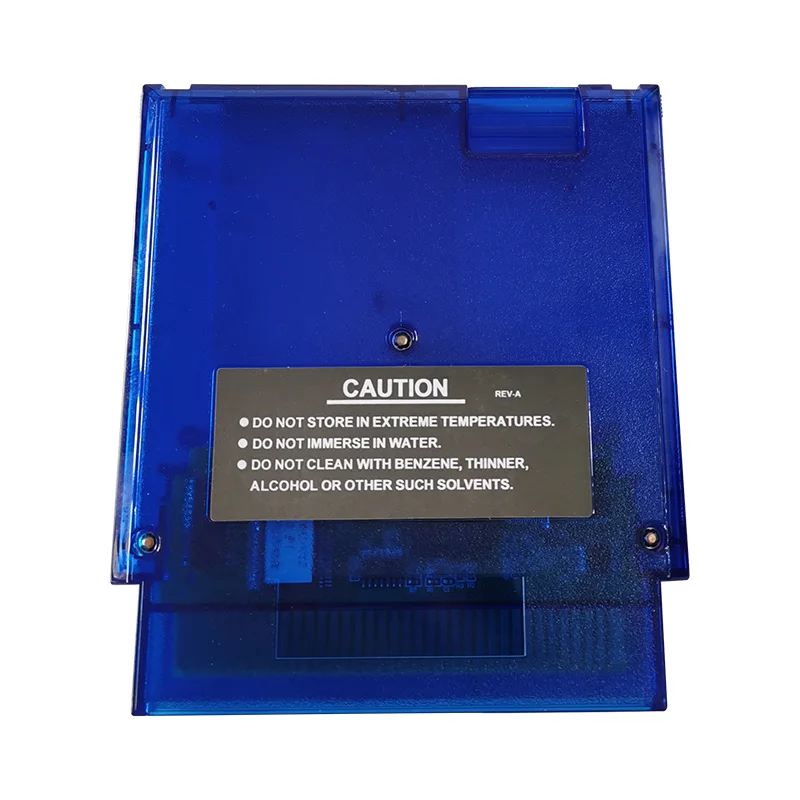 253IN1 Translucent blue-Game Cartridge For Console Single card 72 Pin NTSC and PAL Game Console