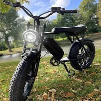EU USA Warehouse Ready Stock OUXI V8 Electric Bike 1000w 20inch Fat Tire E-bike 250w Urban Electric Bicycle 25km/h Adult Fatbike