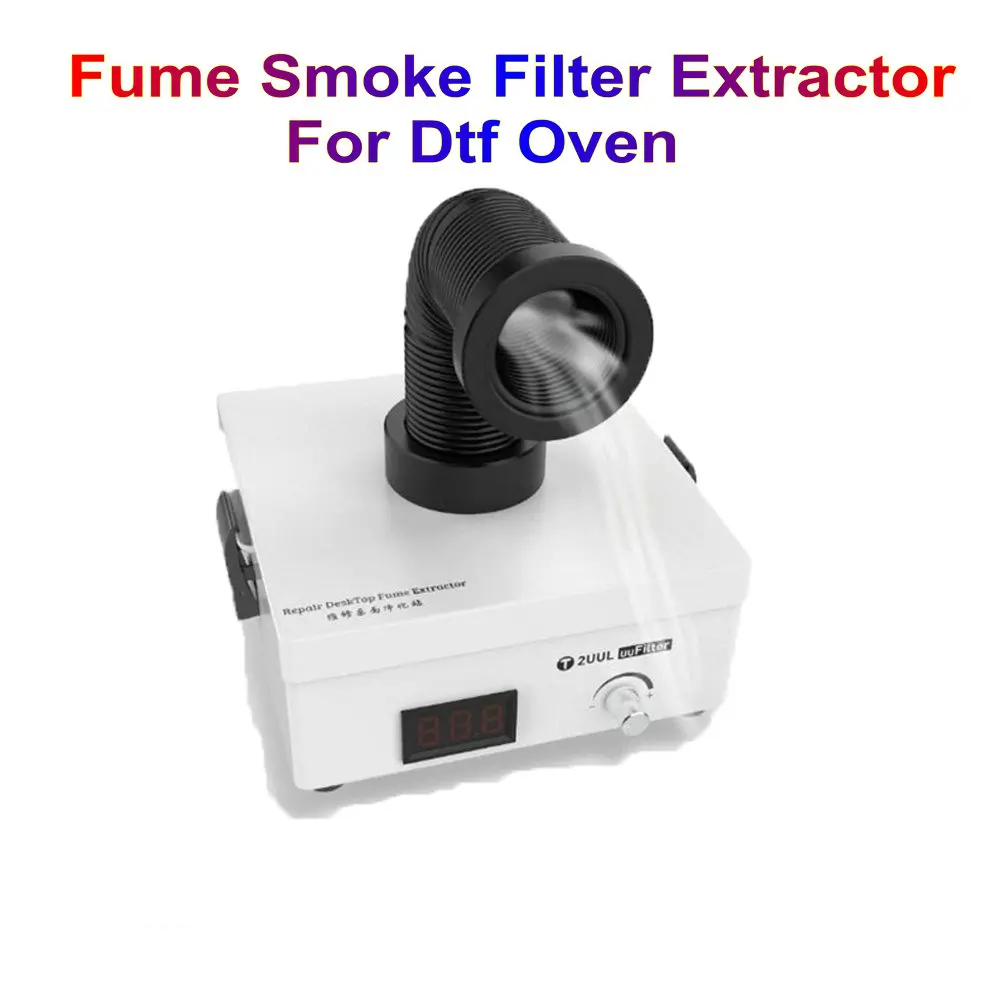 Imagem -02 - Uufilter Extrator de Fumaça Filtro de Camadas Sistema de Purificação de Poeira Desktop Purificador de Fumaça de Solda para Reparo de Soldagem de Telefone 2uul