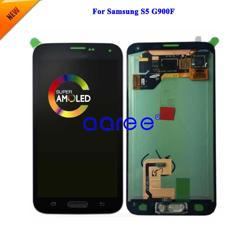 Super AMOLED LCD Screen For Samsung S5 LCD G900F LCD For S5 G900 G900F G900H Display LCD Screen Touch Digitizer Assembly