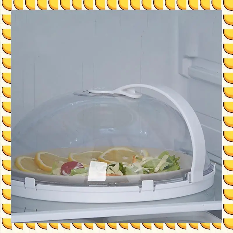 BAAU Microwave Food Splash Proof Cover, Household Oven Heating Cover, Plate Transparent Cover, Cooking Utensils Accessories