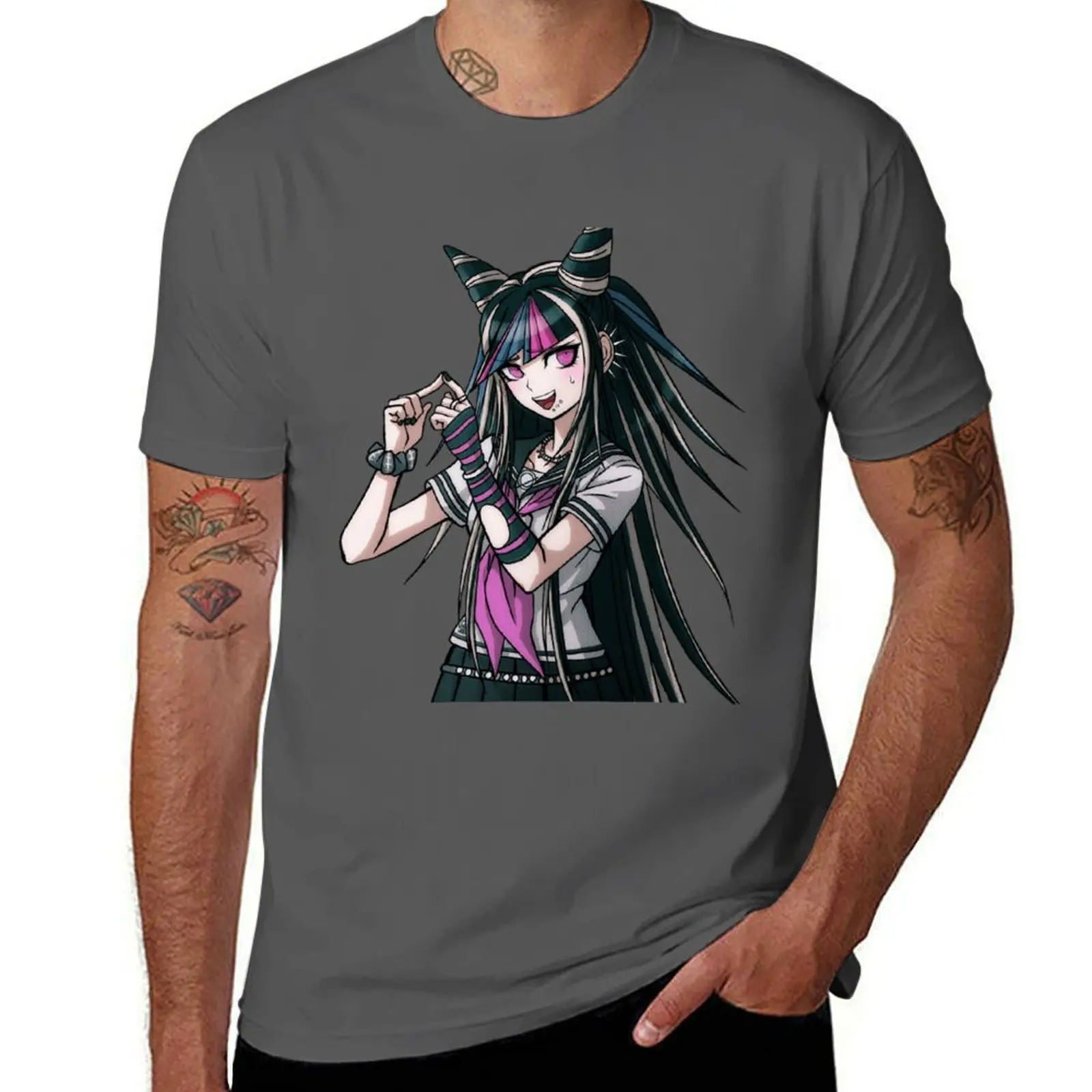 

Ibuki Mioda Cute T-Shirt t shirts for man cotton soft cotton tshirt 100% T-Shirt
