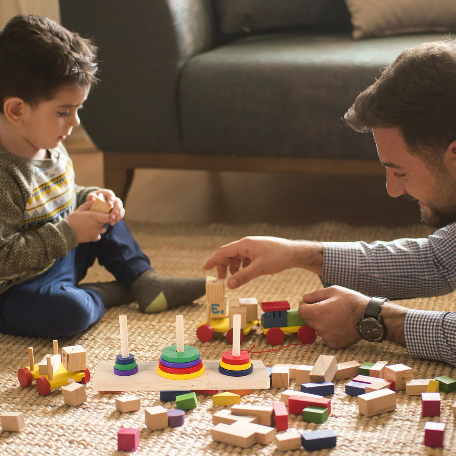 

Набор из 2 деревянных головоломок «Ханойская башня»: красочная интеллектуальная игра-головоломка для детей и взрослых, развивающая мышление, креативная настольная игра для релаксации