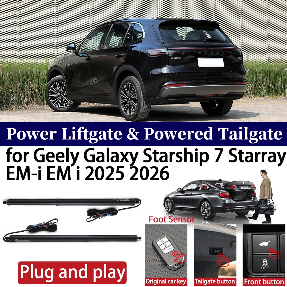 

for Geely Galaxy Starship 7 Starray EM-i EM i 2025 2026 Car Auto Power Electric Tailgate Liftgate Trunk Closer System