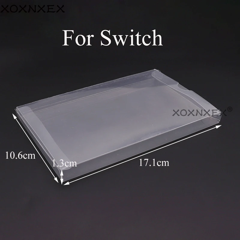 XOXNXEX 1pcs Transparent Clear Box Plastic PET Protector Collection Storage Case For Switch NS Game Card Color Box