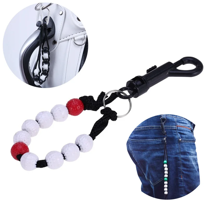 أداة تسجيل الجولف، سلسلة خرز الجولف، سهلة الحمل، مستلزمات تسجيل الجولف