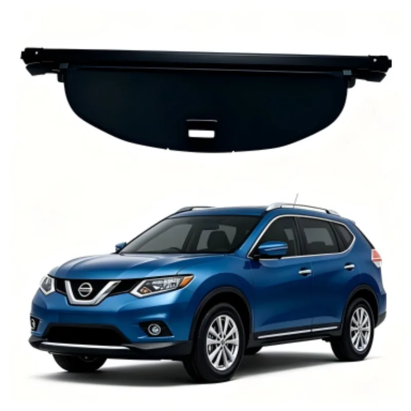 Cargo Cover Trunk Privacy Shade Rear Security Partition Anti-Theft Shield Organizer for Nissan Murano 2016-2024