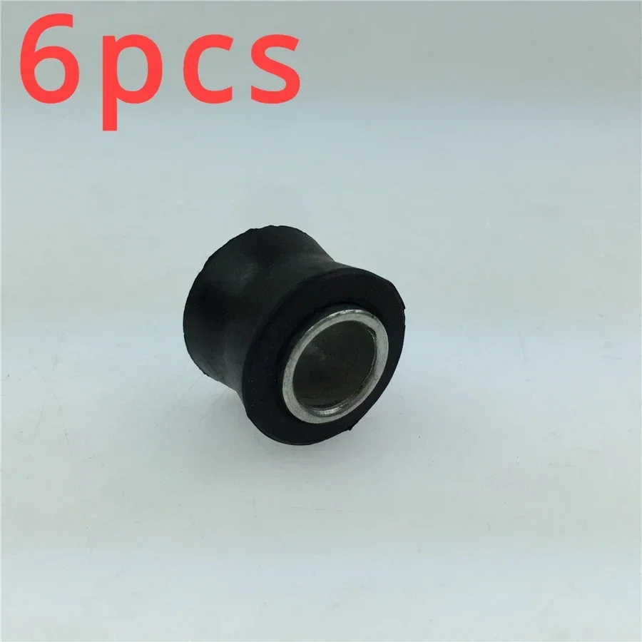 6pcs After the motorcycle electric car damping rubber / shock absorber set with iron bushing aperture 1.2cm