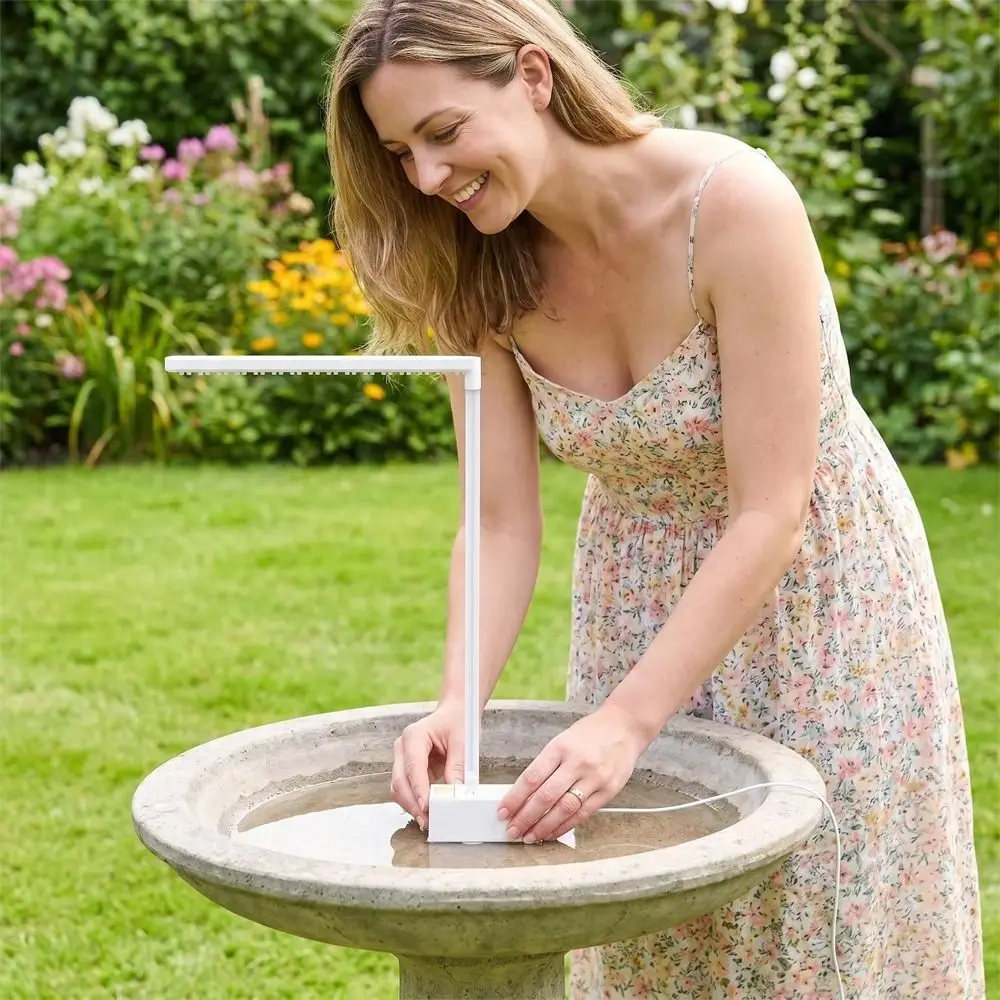 Bomba de Baño Automática para Loros, Bajo Ruido, Gran Flujo de Agua, Fuente para Baño de Aves, Ahorro de Energía, Circul