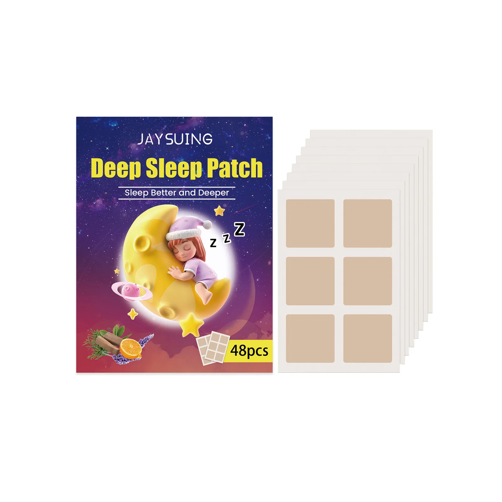 Jaysuing Deep Sleep Patches relieve physical stress and sleep sleep aid patches