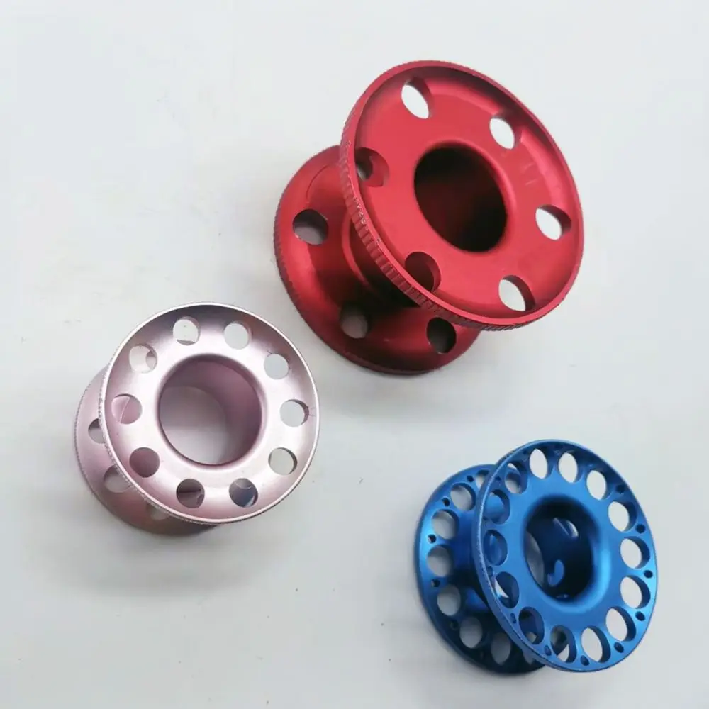 Scuba Diving Spool Aluminum Alloy Cnc Crafted Underwater Snorkeling Line Winder Essential Sport Equipment Gear